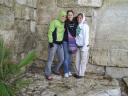 Bekah, Jocelyn, and I in the doorway to Temple mount