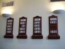 Hymn boards in Tiberias